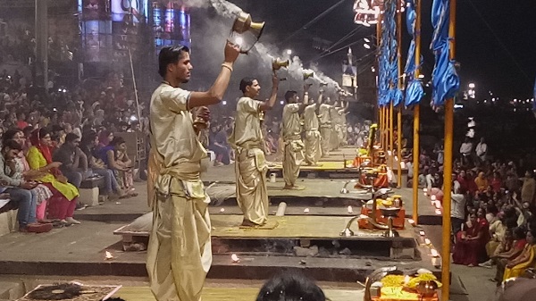 Aarti Ceremony in Ganga River Varanasi