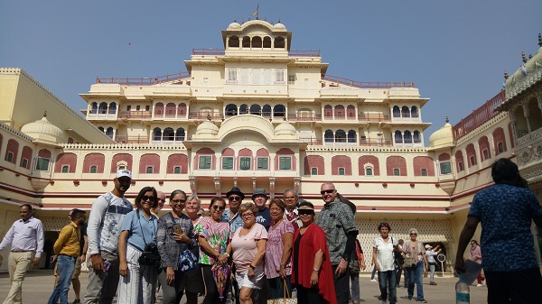 Group From USA in the City Palace Jaipur