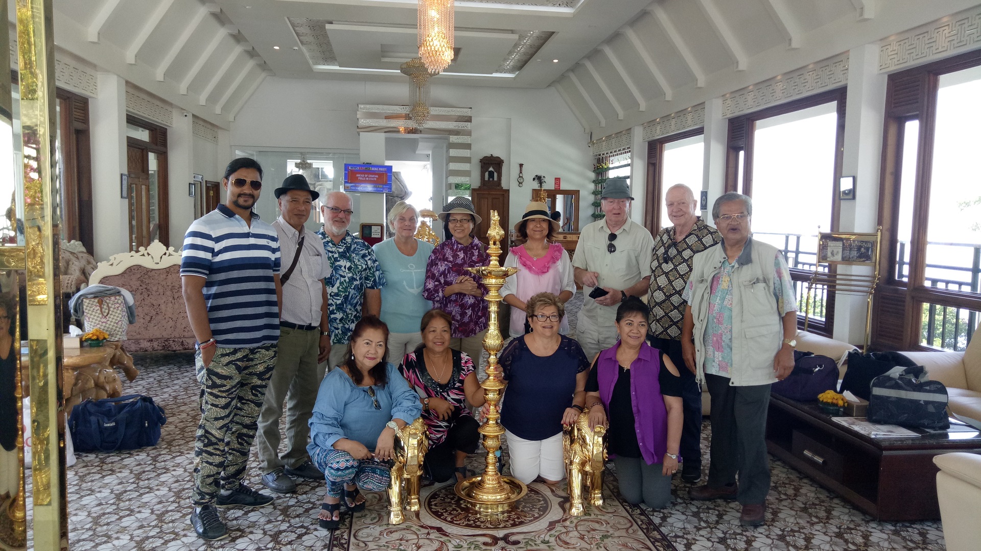 Grupo de Estados Unidos en Munnar Kerala